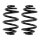 Suspension spring set for the car rear axle BILSTEIN B3 for e.g. BMW 3