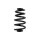 Suspension spring set for the car rear axle BILSTEIN B3 for e.g. AUDI A4 B7