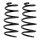 Suspension spring set front axle BILSTEIN B3 for e.g. OPEL ZAFIRA