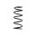 Suspension spring set for the car front axle BILSTEIN B3 for ALFA ROMEO MITO