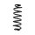 Suspension spring set for the car rear axle BILSTEIN B3 for AUDI A3