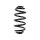 Suspension spring set rear axle BILSTEIN B3 for OPEL ASTRA J Caravan