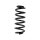 Suspension spring set front axle BILSTEIN B3 for e.g. AUDI A6 C5 Avant