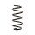 Suspension spring set front axle BILSTEIN B3 for e.g. VW SCIROCCO III