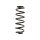 Suspension spring set rear axle BILSTEIN B3 for MITSUBISHI COLT VI