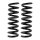 Suspension spring set rear axle BILSTEIN B3 for MERCEDES-BENZ C-CLASS and others
