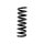Suspension spring set rear axle BILSTEIN B3 for MERCEDES-BENZ C-CLASS and others
