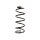 Suspension spring set front axle BILSTEIN B3 for e.g. LANCIA PHEDRA
