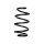 Suspension spring set rear axle BILSTEIN B3 for RENAULT MODUS GRAND MODUS