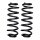 Suspension spring set rear axle BILSTEIN B3 for SEAT ALHAMBRA and others