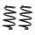 Fahrwerksfedern-Set für die Auto-Vorderachse BILSTEIN B3 für u.a. AUDI TT