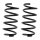 Suspension spring set for the car rear axle BILSTEIN B3 for OPEL CORSA E