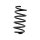 Suspension spring set for the car rear axle BILSTEIN B3 for OPEL CORSA E