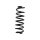 Suspension spring set rear axle BILSTEIN B3 for e.g. VW PASSAT B7 Variant