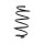 Suspension spring set for the car front axle BILSTEIN B3 for e.g. HYUNDAI i30