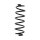 Suspension spring set for the car rear axle BILSTEIN B3 for e.g. CITROËN DS3