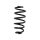 Suspension spring set for the car rear axle BILSTEIN B3 for AUDI A4 B6