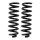 Suspension spring set rear axle BILSTEIN B3 for MERCEDES-BENZ C-CLASS and others