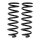 Suspension spring set front axle BILSTEIN B3 for e.g. MERCEDES-BENZ C-CLASS