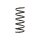 Suspension spring set for the car rear axle BILSTEIN B3 for FORD KA
