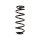 Suspension spring set rear axle BILSTEIN B3 for MAZDA 6 Station Wagon