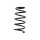 Suspension spring set rear axle BILSTEIN B3 for CHEVROLET LACETTI