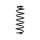 Suspension spring set rear axle BILSTEIN B3 for e.g. VW GOLF VII Variant