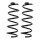 Suspension spring set for the car rear axle BILSTEIN B3 for e.g. MAZDA CX-5