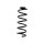 Suspension spring set for the car rear axle BILSTEIN B3 for e.g. MAZDA CX-5