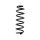 Suspension spring set rear axle BILSTEIN B3 for e.g. SKODA OCTAVIA III