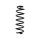 Suspension spring set rear axle BILSTEIN B3 for SKODA OCTAVIA III Combi