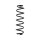 Suspension spring set for the car rear axle BILSTEIN B3 for SEAT LEON