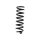Suspension spring set front axle BILSTEIN B3 for e.g. MERCEDES-BENZ C-CLASS