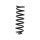 Suspension spring set front axle BILSTEIN B3 for e.g. MERCEDES-BENZ C-CLASS