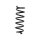 Suspension spring set front axle BILSTEIN B3 for e.g. MERCEDES-BENZ C-CLASS