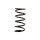 Suspension spring set rear axle BILSTEIN B3 for e.g. VOLVO V70 II