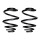 Fahrwerksfedern-Set Hinterachse BILSTEIN B3 für u.a. OPEL CORSA C