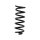 Suspension spring set front axle BILSTEIN B3 for e.g. MERCEDES-BENZ C-CLASS