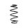 Suspension spring set front axle BILSTEIN B3 for e.g. NISSAN QASHQAI I