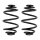 Suspension spring set for the car rear axle BILSTEIN B3 for KIA RETONA