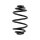 Suspension spring set for the car rear axle BILSTEIN B3 for KIA RETONA