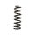Suspension spring set for the car rear axle BILSTEIN B3 for PEUGEOT 407