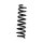Suspension spring set for the car rear axle BILSTEIN B3 for e.g. BMW 3