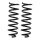 Suspension spring set front axle BILSTEIN B3 for e.g. MERCEDES-BENZ C-CLASS