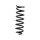 Suspension spring set front axle BILSTEIN B3 for e.g. MERCEDES-BENZ C-CLASS