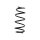 Suspension spring set for the car front axle BILSTEIN B3 for e.g. MAZDA CX-5