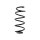 Suspension spring set for the car front axle BILSTEIN B3 for e.g. MAZDA CX-5