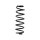 Suspension spring set rear axle BILSTEIN B3 for SEAT IBIZA IV SC and others
