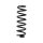 Suspension spring set rear axle BILSTEIN B3 for e.g. AUDI A3 saloon