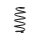 Suspension spring set front axle BILSTEIN B3 for e.g. OPEL ZAFIRA A